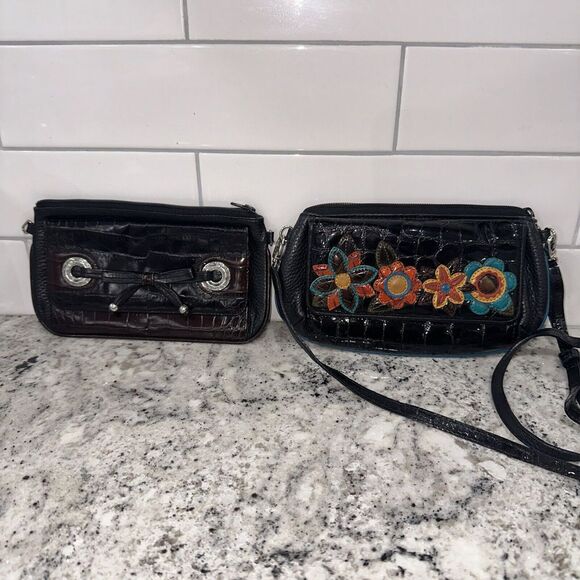 Brighton Retired Crossbody Wristlets Set Of 2 One‎ Strap - Picture 1 of 6